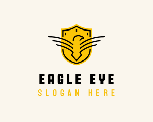 Eagle Shield Crest logo design