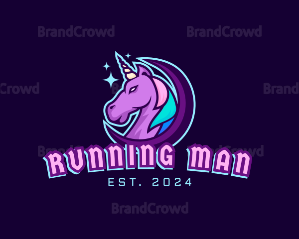 Unicorn Horse Gaming Logo