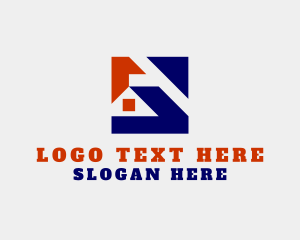 Roofing - Home Residential Property logo design