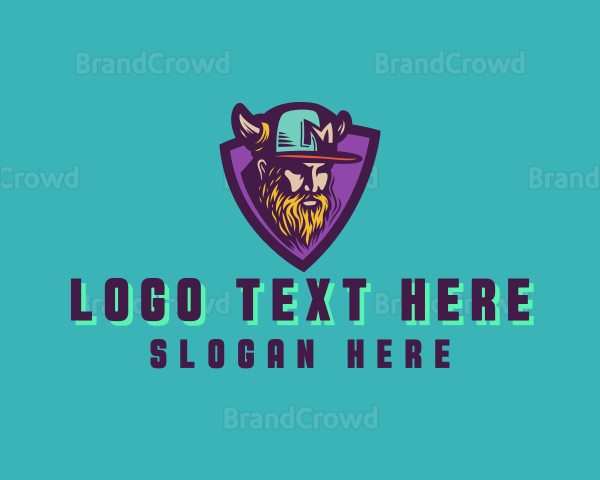 Viking Gamer Cap Logo