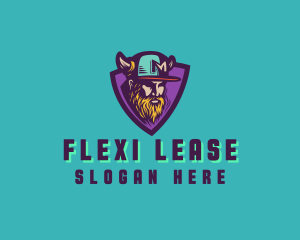 Viking Gamer Cap logo design