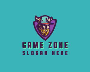 Viking Gamer Cap logo design