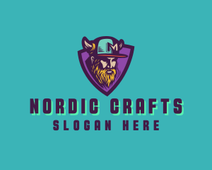 Viking Gamer Cap logo design