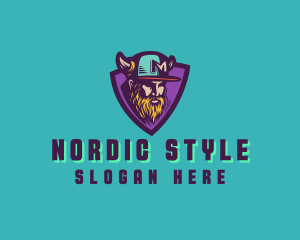 Viking Gamer Cap logo design