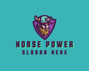 Viking Gamer Cap logo design