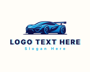 Restoration - Automotive Sports Car logo design