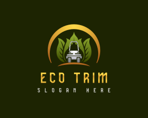 Lawn Mower Landscaping logo design