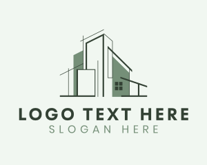 Architecture - Green Urban Engineering logo design