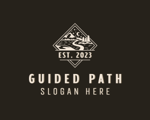 Pathway Mountain Road logo design