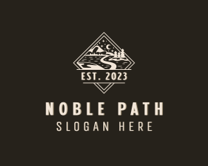 Pathway Mountain Road logo design