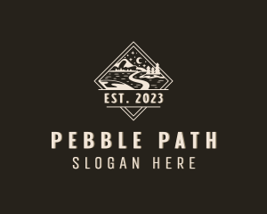 Pathway Mountain Road logo design