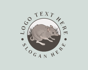 Bandicoot - Rustic Wild Mouse logo design