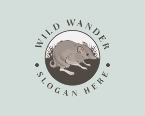 Rustic Wild Mouse logo design