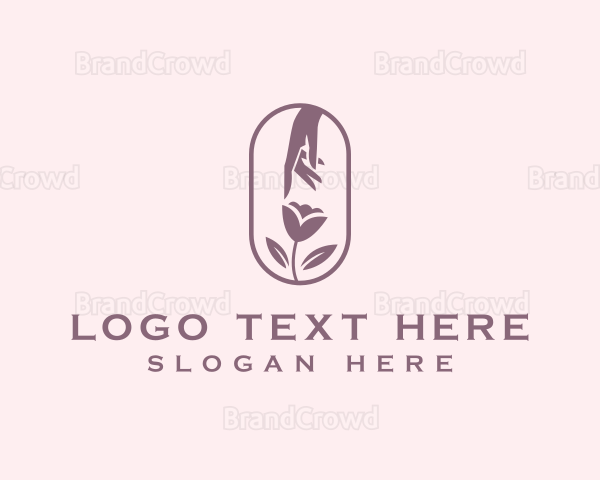 Flower Hand Organic Logo