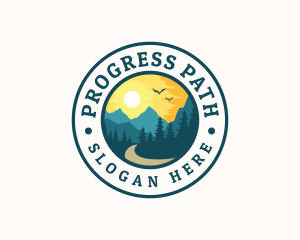 Forest Trail Mountain logo design