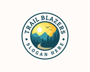 Forest Trail Mountain logo design