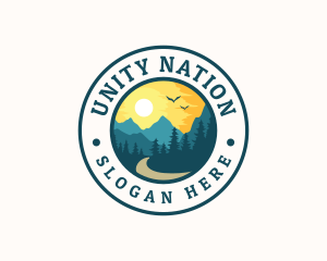 Forest Trail Mountain logo design