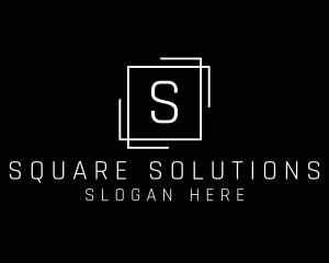 Architectural Square Frame logo design