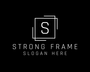 Architectural Square Frame logo design