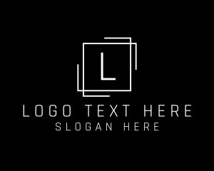Black Box - Architectural Square Frame logo design