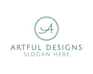 Fancy Cursive Company logo design