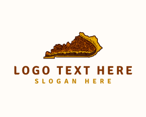 Map - Kentucky State Derby Pie logo design