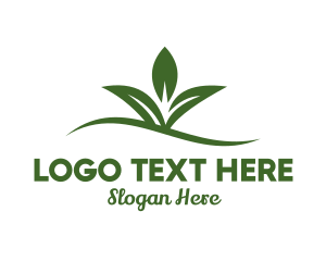 Organic Products - Herbal Leaf Agriculture logo design