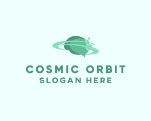 Science Brain Orbit logo design