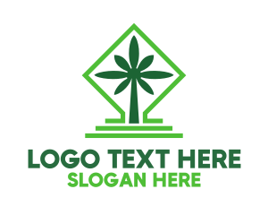 Green Cannabis Shrine Logo