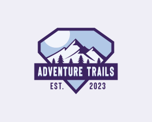 Mountain Adventure Hiking logo design