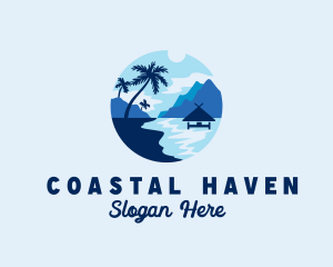 Bay - Travel Beach Vacation logo design