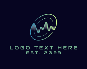 Sound Mixing Waves Logo