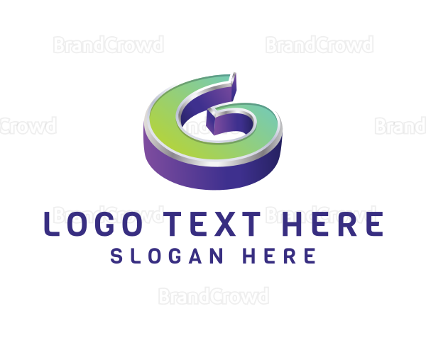 Generic 3D Letter G Business Logo