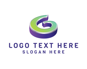 Interior - Generic 3D Letter G Business logo design