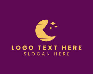 Nsfw - Erotic Moon Boobs logo design