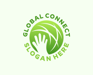 Global Hand Community logo design