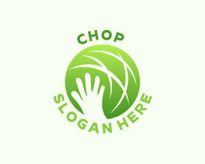 Green - Global Hand Community logo design