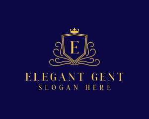 Elegant Royal Shield logo design