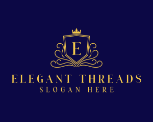 Elegant Royal Shield logo design