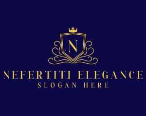 Elegant Royal Shield logo design