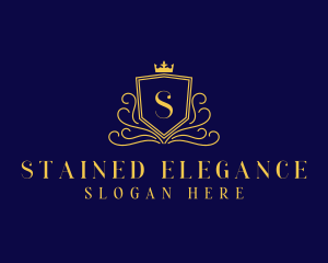 Elegant Royal Shield logo design