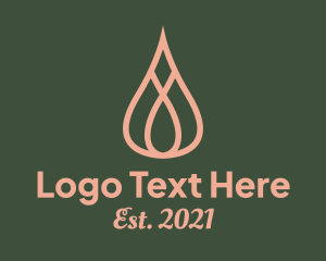 Massage - Spa Oil Extract logo design