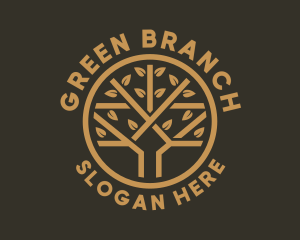 Branch - Tree Leaf Branch logo design