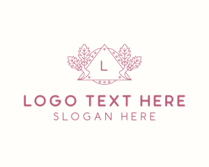 Florist - Leaf Garden Event logo design