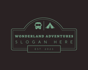 Outdoor Trip Camping logo design