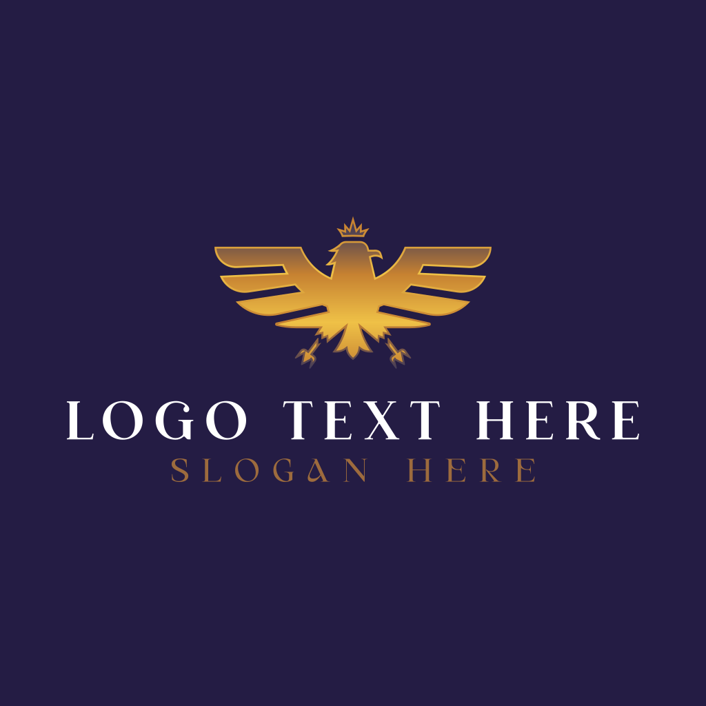 Eagle Crown Wings Logo | BrandCrowd Logo Maker