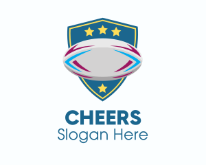 Sports Team - Rugby Team Shield logo design