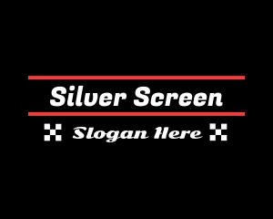 Automobile Racing Text  Logo