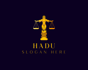Female Law Scales Logo