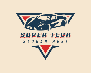 Car Racing Garage logo design